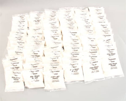 Frymaster 8030002 Filter Paper, Pack of 80 on white background.