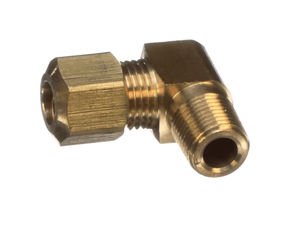 Gaylord 1/4" X 1/8" Compression Elbow on a white background