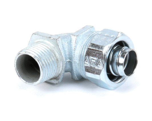Garland electrical connection component on a white background