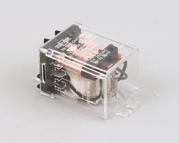 Groen electrical protection/switching component on a white background