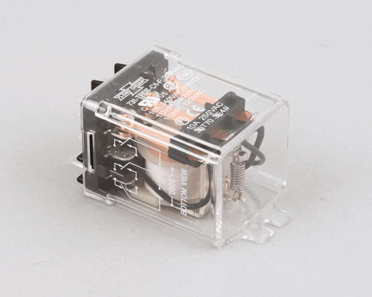 Groen electrical protection/switching component on a white background