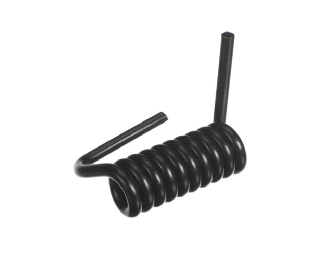 Henny Penny Spring-lid Hinge, Black on a white background