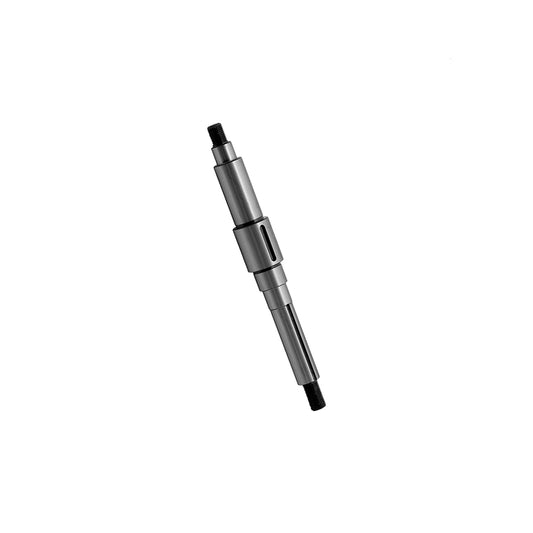 Metal cylindrical component on a white background