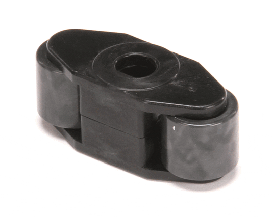 Jackson Roller, 12RBA1718-00-25 Wht Plastic on a white background