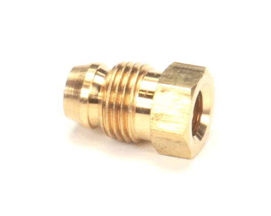 Jackson Fitting, Nut Imperial Brass 81LB/O4 on a white background