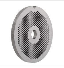 Carbon tool steel #52 hubless meat grinder plate with 3/16 inch holes for Hobart and Biro #52 grinders, part 52 3/16 HBLS