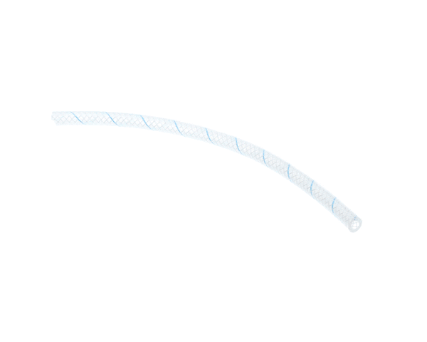 Multiplex Tubing Sgl .265 X .457 Braided Bl on a white background