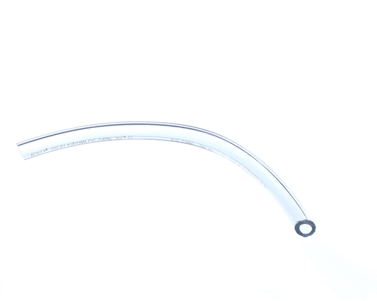 Multiplex Tubing Bib 3/8 X 5/8 PVC Clear, 100ft on a white background