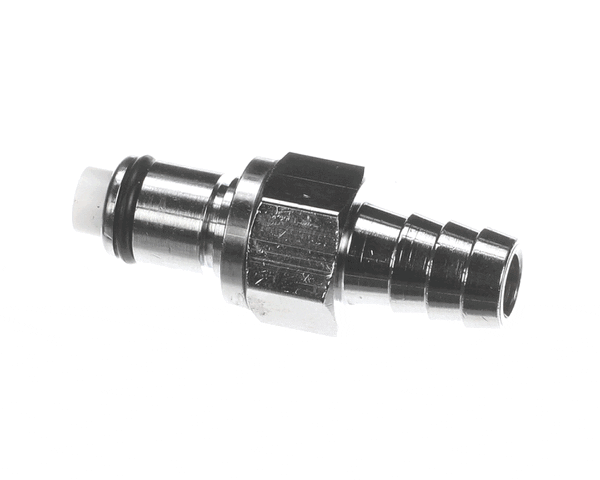 Multiplex MCP00246 Locking Male Valved Inline Coupling, 3/8 in Barb