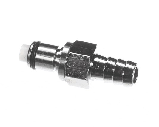 Multiplex MCP00246 Locking Male Valved Inline Coupling, 3/8 in Barb