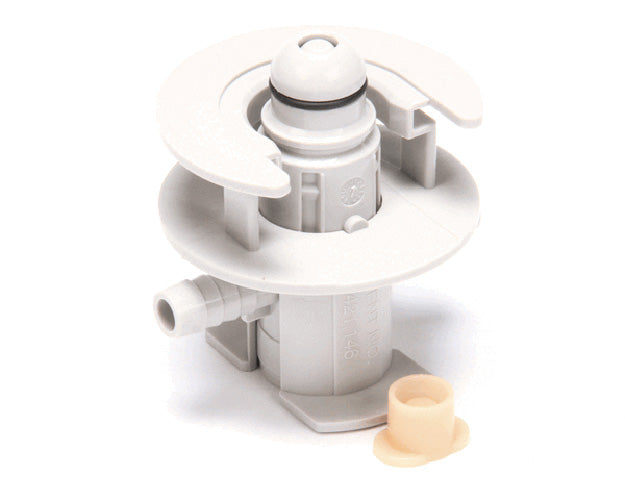 Multiplex electrical connection component on a white background