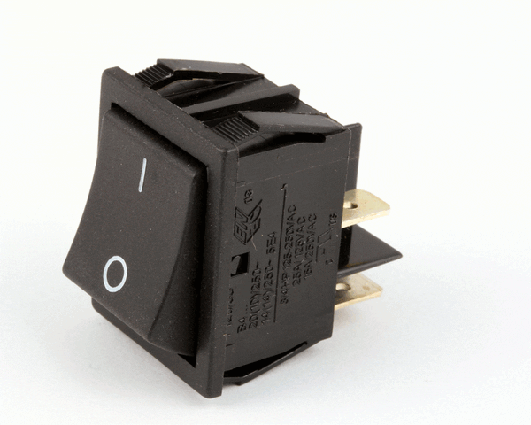Norlake Switch Rocker Power Dpst 125/2 on a white background