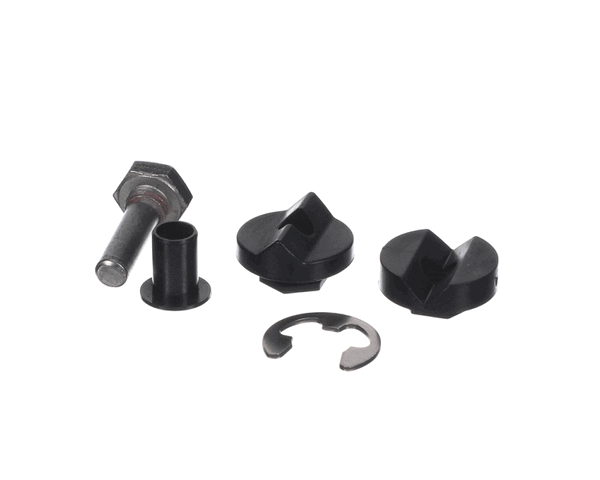 Small bushing kit with multiple bushings and spacers grouped on a white background