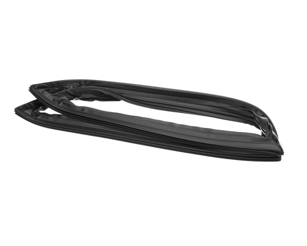 Standard-height rectangular door gasket sized for a cooler door on a white background