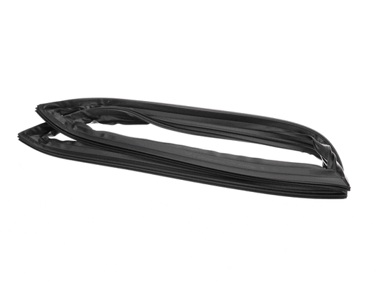 Standard-height rectangular door gasket sized for a cooler door on a white background