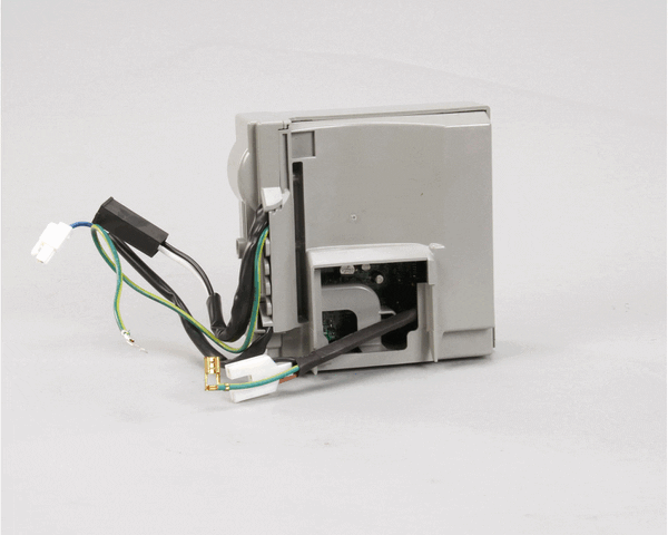 Compact 115V inverter module with wiring terminals and label on a white background