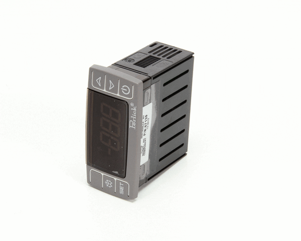 Rectangular XR20CX digital controller with display and keypad on a white background