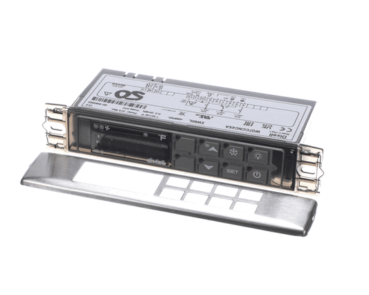 Dixell XW60L digital controller module with display and buttons on a white background