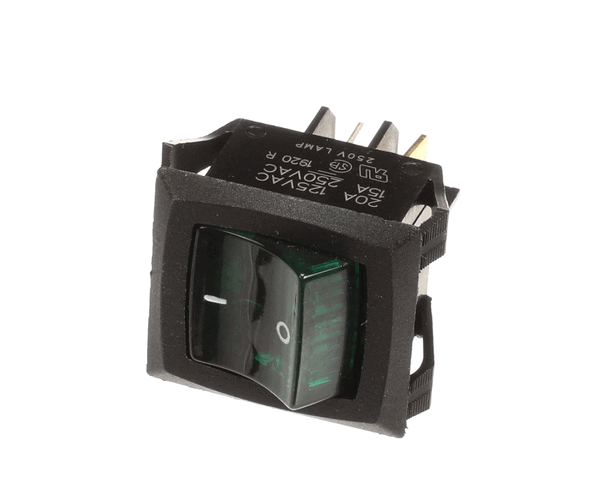 Perfect Fry 83554 Rocker Switch, 250VAC, Green OEM replacement part for Perfect Fry equipment