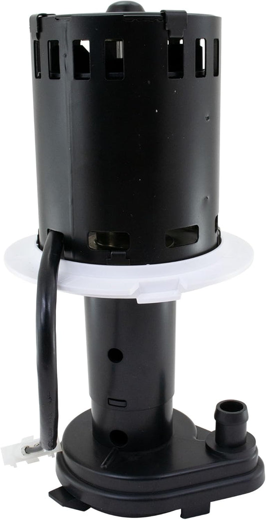 Black mechanical pump on a white background