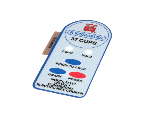 Town Food Service Control Housing Label on a white background