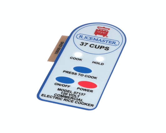 Town Food Service Control Housing Label on a white background