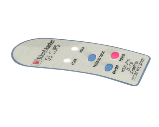 Town Food Service Control Housing Label on a white background