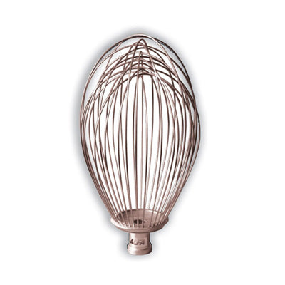 Metal wire whip on white background.
