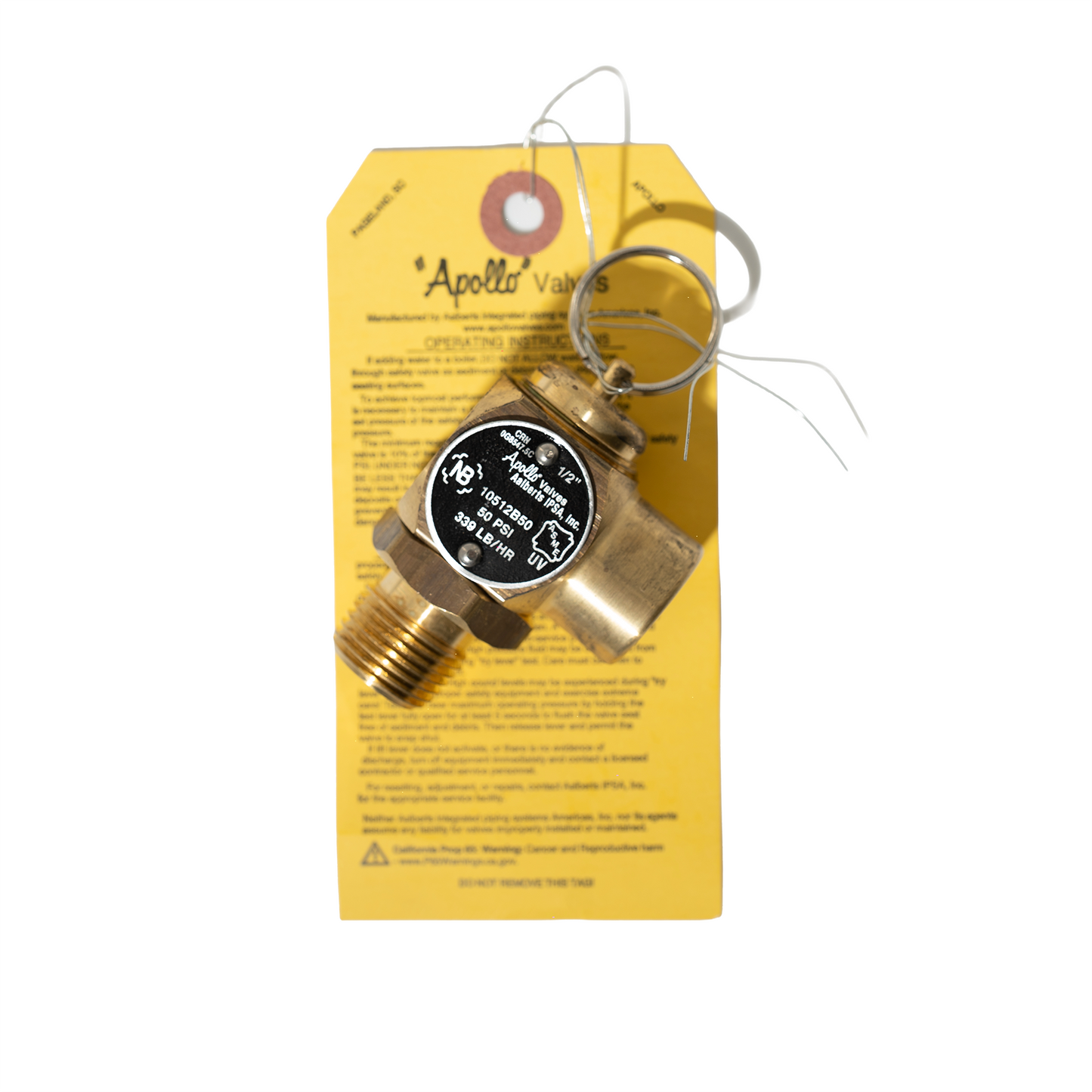 Cleveland KE54941-6 OEM Pressure Relief/Safety Valve, 50 PSI, 1/2" x 1/2"