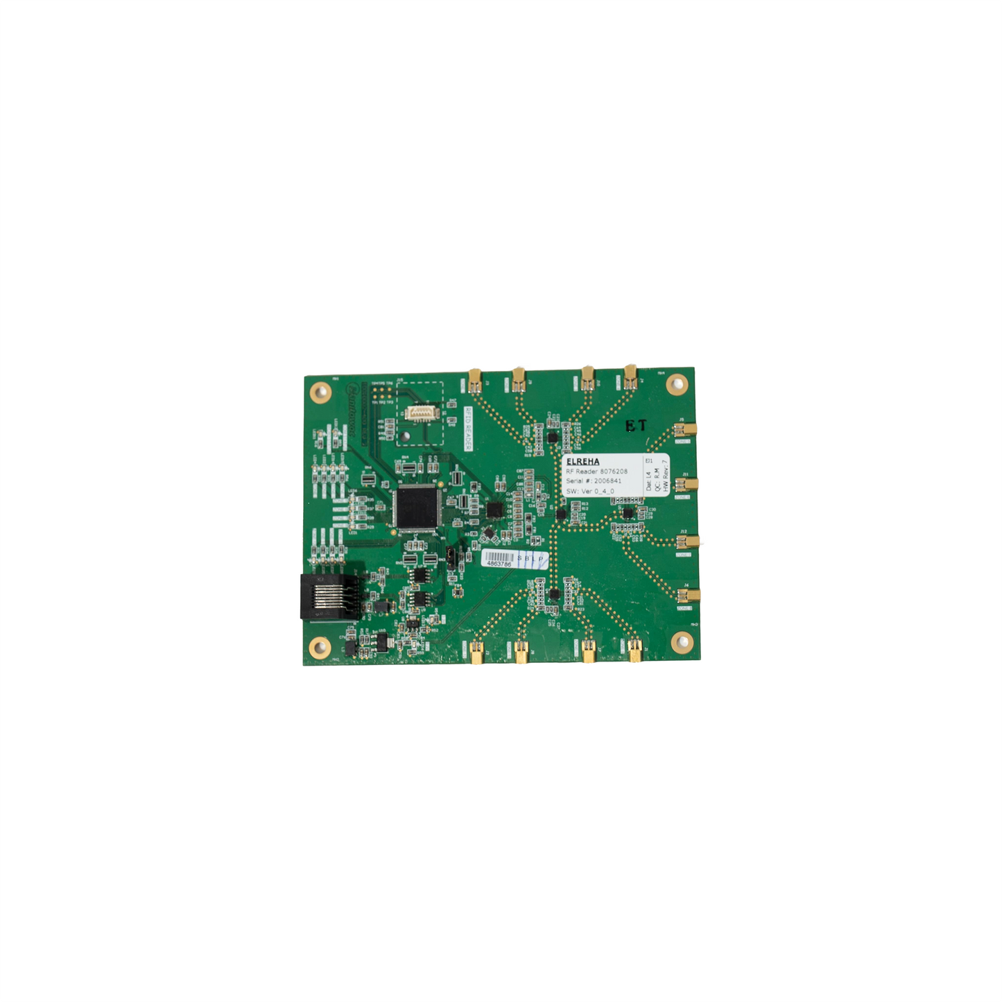 Frymaster 8076208 PC Board, RFID Reader on white background.