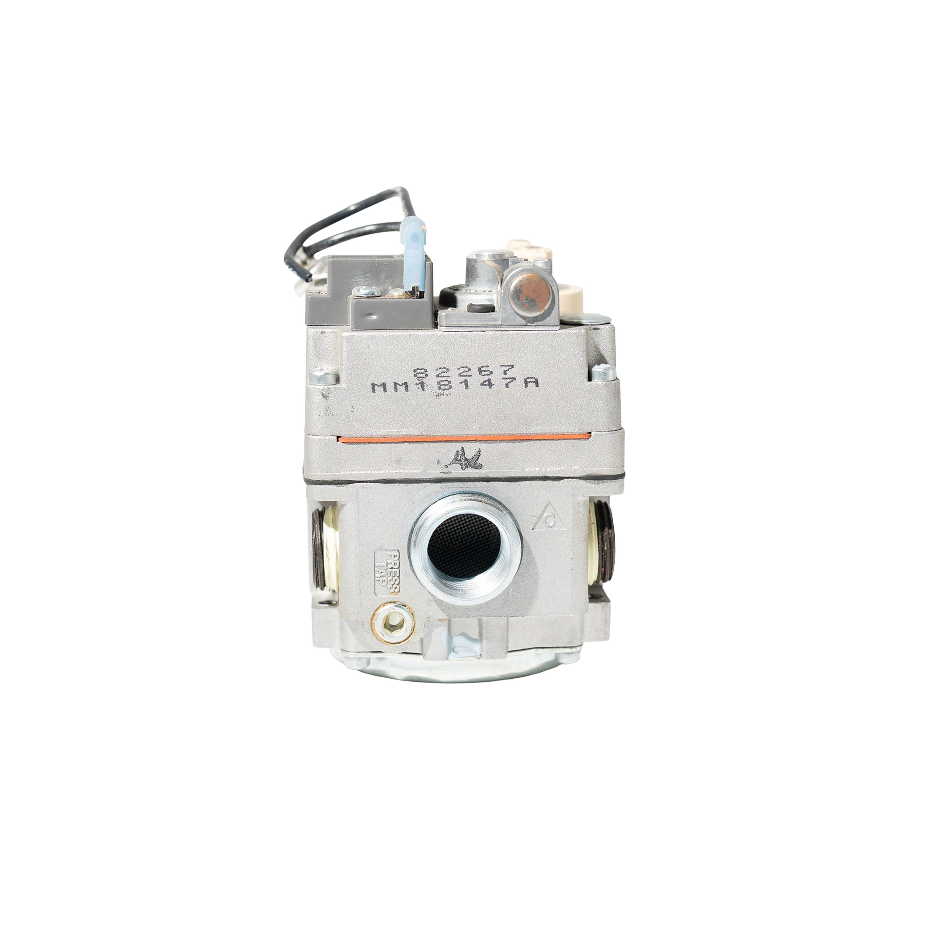 Frymaster 8261579 Gas Valve Kit, Millivolt, Natural Gas, Honeywell on white background.