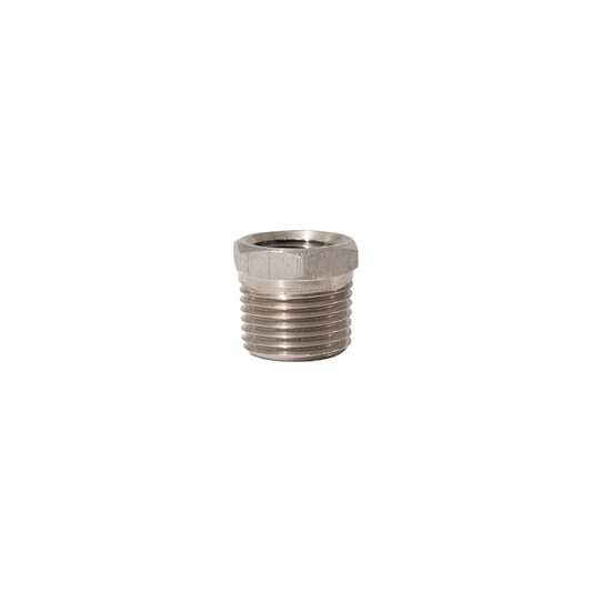 Henny Penny FP01-029 Fitting Reducer – OEM 1/2" NPT Male x 3/8" NPT Female, Stainless Steel