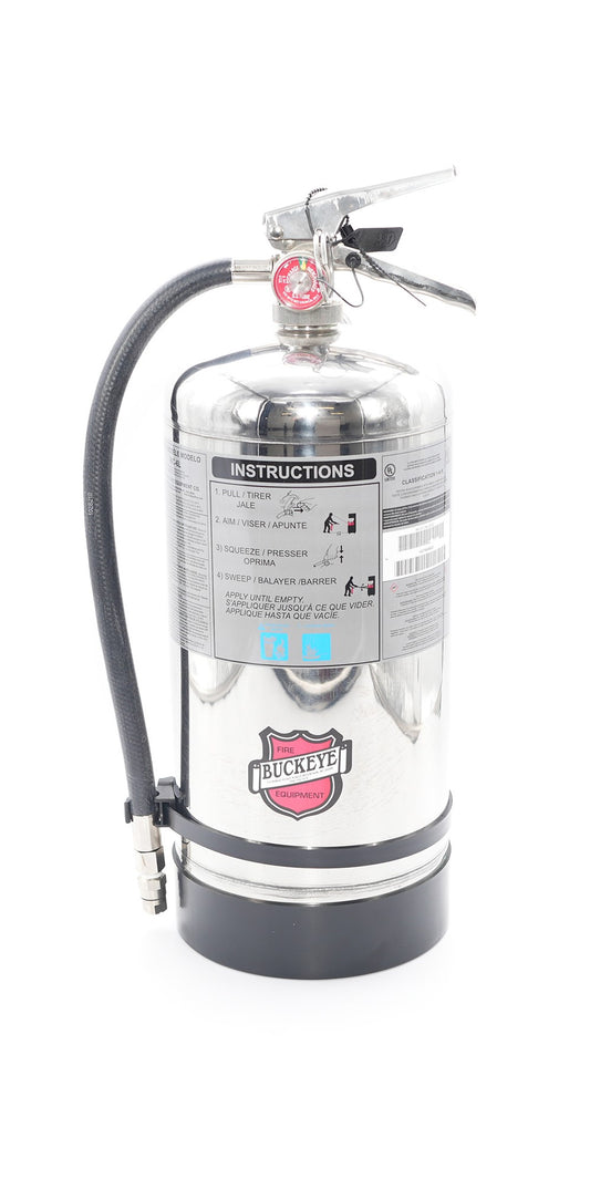 Fire Extinguisher - Class K Wet Chemical - 6 Liter Part# 50006